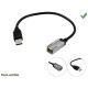 ADAPTATEUR RECUPERATEUR USB ORIGINE FIAT 500 2016- 