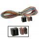 FAISCEAU AUTORADIO RENAULT CLIO 2005-2009 SPECIAL CABASSE ISO MALE ISO FEMELLE 4 HP LONG 2 METRES