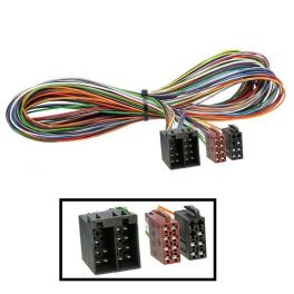 FAISCEAU AUTORADIO RENAULT CLIO 2005-2009 SPECIAL CABASSE ISO MALE ISO FEMELLE 4 HP LONG 2 METRES