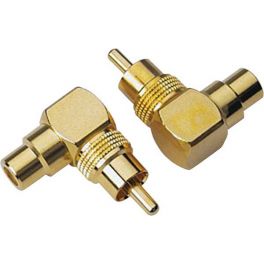 RACCORDS RCA 90°FEM/MALE 1COURT (PAR 2 PIECES)