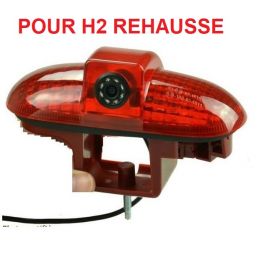 CAMERA DE RECUL INTEGREE DANS 3E FEU DE STOP RENAULT TRAFIC 2019- NTSC POUR VEHICULE H2 REHAUSSE