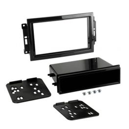 FACADE AUTORADIO DOUBLE DIN JEEP COMMANDER 2005-2008 2005- NOIR AVEC NAV ORIGINE