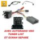 CDE AU VOLANT POUR RENAULT GRAND MODUS 2004-2012 AVEC TUNER LIST ECRAN SEPARE