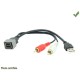 MODULE RECUPERATION USB AUX NISSAN CUBE 2011-2012 