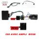 CDE AU VOLANT POUR AUDI A3 SPORTBACK 2003-2005 - ISO AVEC AMPLI BOSE