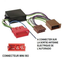 FAISCEAU AUTORADIO AUDI A3 SPORTBACK 05/2003-2005 4X50W SYSTEME AMPLIFIE BOSE MINI ISO-ISO