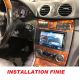 KIT 2 DIN MERCEDES CLK COUPE 10/2004-2010 (W209)