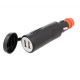 PRISE ALLUME CIGARE MALE 12V - USB 2X FEMELLE 1A