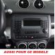 FACADE AUTORADIO SMART FORFOUR 2004-2006 ORIGINE 2DIN OU GPS