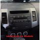 FACADE AUTORADIO DOUBLE DIN MITSUBISHI OUTLANDER 2007-2012 SANS NAVIGATION