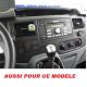 FACADE AUTORADIO DOUBLE DIN FORD TRANSIT 2006-2013 - VIDE POCHE AMOVIBLE