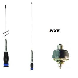 ANTENNE CB FIXE PERCER  1m50 MS145 AVEC PRISE PL