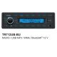 AUTORADIO RDS USB 4 X 15W TENSION D ALIMENTATION 12V BLUETOOTH CHASSIS COURT 130