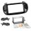 KIT 2 DIN FIAT 500 NOIR BRILLANT
