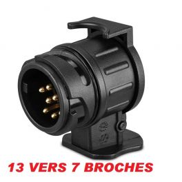 PRISE ADAPTATEUR POUR ATTELAGE 13 BROCHES / 7 BROCHES SANS CABLE