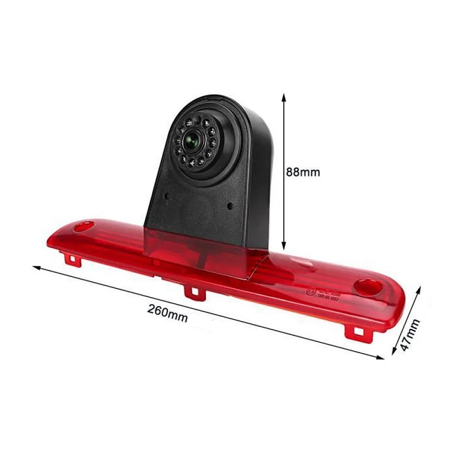 Caméra De Recul étanche Pour Toit - Remplace Feu Stop, Vision Nocturne, Compatible Fiat Ducato Etc.