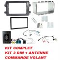KIT FACADE COMMANDE AU VOLANT FIAT DUCATO 2022- seulement pour 7 et 10 pouces