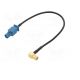 ADAPTATEUR D ANTENNE DAB IVECO DAILY 2020- FAKRA MALE SMB FEMELLE CABME 15cm