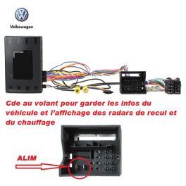 CDE AU VOLANT POUR SKODA OCTAVIA 2014- AVEC INFODAPTER 