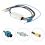ADAPTATEUR D ANTENNE DUPLEXEUR DAB FM FAKRA MALE EN SMB FEMELLE/DIN MALE