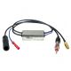 ADAPTATEUR D ANTENNE DUPLEXEUR DAB FM DIN FEMELLE EN SMB FEMELLE/DIN MALE