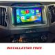 KIT 2 DIN KIA SPORTAGE 2010- GRIS FONCE