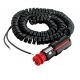 FICHE ALLUME CIGARE MALE PROLONGATEUR CABLE SPIRAL 3M
