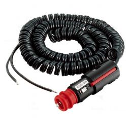 FICHE ALLUME CIGARE MALE PROLONGATEUR CABLE SPIRAL 3M