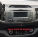 KIT 2 DIN KIA SPORTAGE 2010- GRIS FONCE