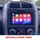 KIT 2 DIN SUZUKI GRAND VITARA 2011- NOIR