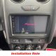 KIT 2 DIN DACIA DUSTER 2012- GRIS FONCE