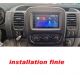 KIT 2 DIN OPEL VIVARO 2014- NOIR AVEC CLIMATION MANUELLE