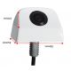 CAMERA DE RECUL BLANCHE 12V ANGLE 170 DEGRES NTSC COULEUR AVEC LIGNE DE GUIDAGE