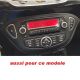 KIT 2 DIN OPEL CORSA 2014- NOIR MAT SANS NAV