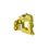 CROCHET BOULE 3.5T MOREAU JAUNE 4 TROUS D.17 ENTRAXE 90