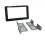 KIT 2 DIN TOYOTA HILUX 2016-2020 NOIR LAQUE AVEC PATTES DE FIXATION