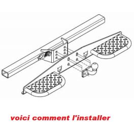 MARCHE PIED ARRIERE UNIVERSEL GALVANISEE BOISNIER UNISTEP