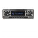 AUTORADIO RETRO MP3 USB SD 16GB MAX ENTREE AUX 4X75W BLUETOOTH 2 RCA OUT