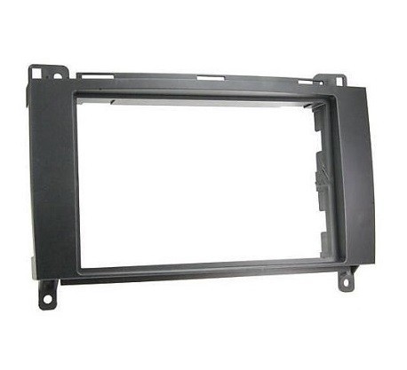 Façade D'autoradio Pour Mercedes-Benz Classe A W169 Et Classe B W245 (2004-2011) - En ABS Noir, Installation Directe Et Simple