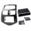 FACADE AUTORADIO DOUBLE DIN CHEVROLET SPARK 2013- - SIMPLE DIN OU DOUBLE DIN NOIR