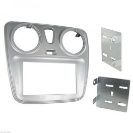 Kit 2 DIN DACIA LODGY 2012- ARGENT