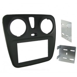 Kit 2 DIN DACIA DOKKER 2012- NOIR MAT