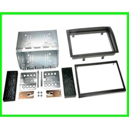 Kit 2 DIN SKODA FABIA 2007-2014 avec cage aluminium